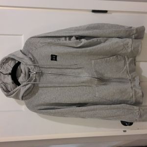 Gray Under Armour Zip Up Hoodie Men's Large Fleece Lined Soft Comfort Like New L